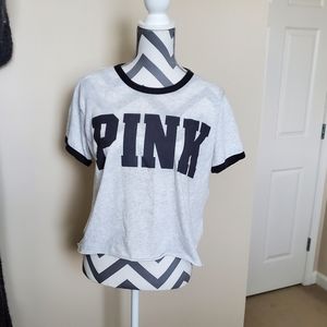 Pink Victoria's Secret Crew Neck Tee
